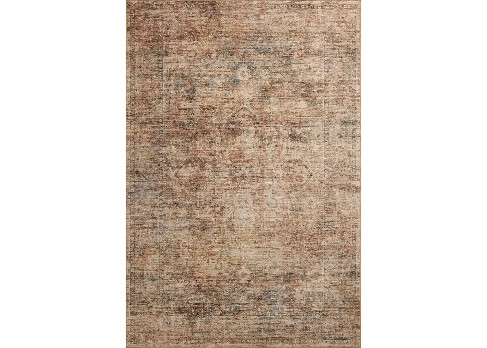 Anniston Clay/Charcoal 6'x6' Round Rug