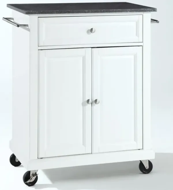 Kitchen Cart with Locking Caster Wheels for Stable and Mobile Storage in the Kitchen
