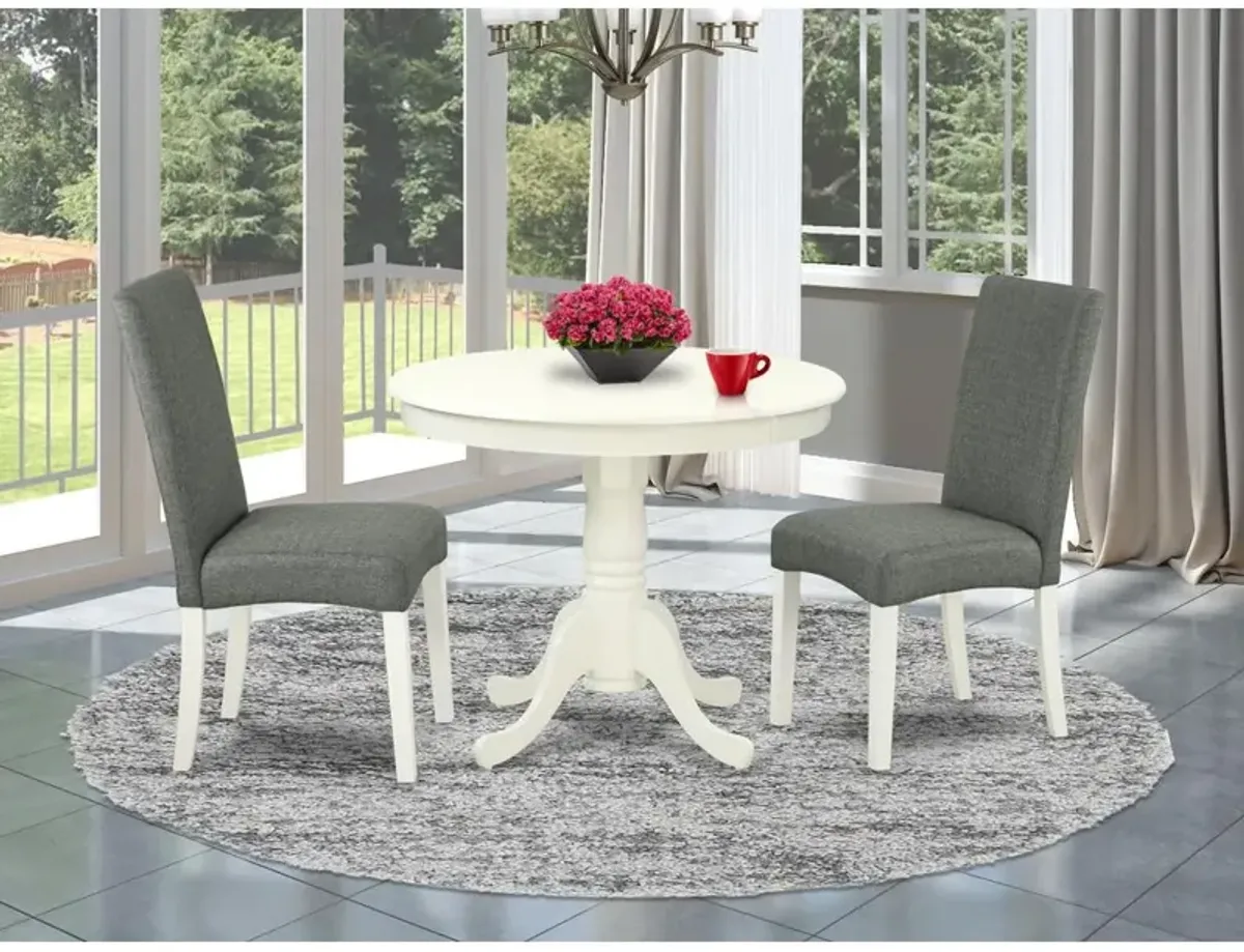 Dining Room Set Linen White