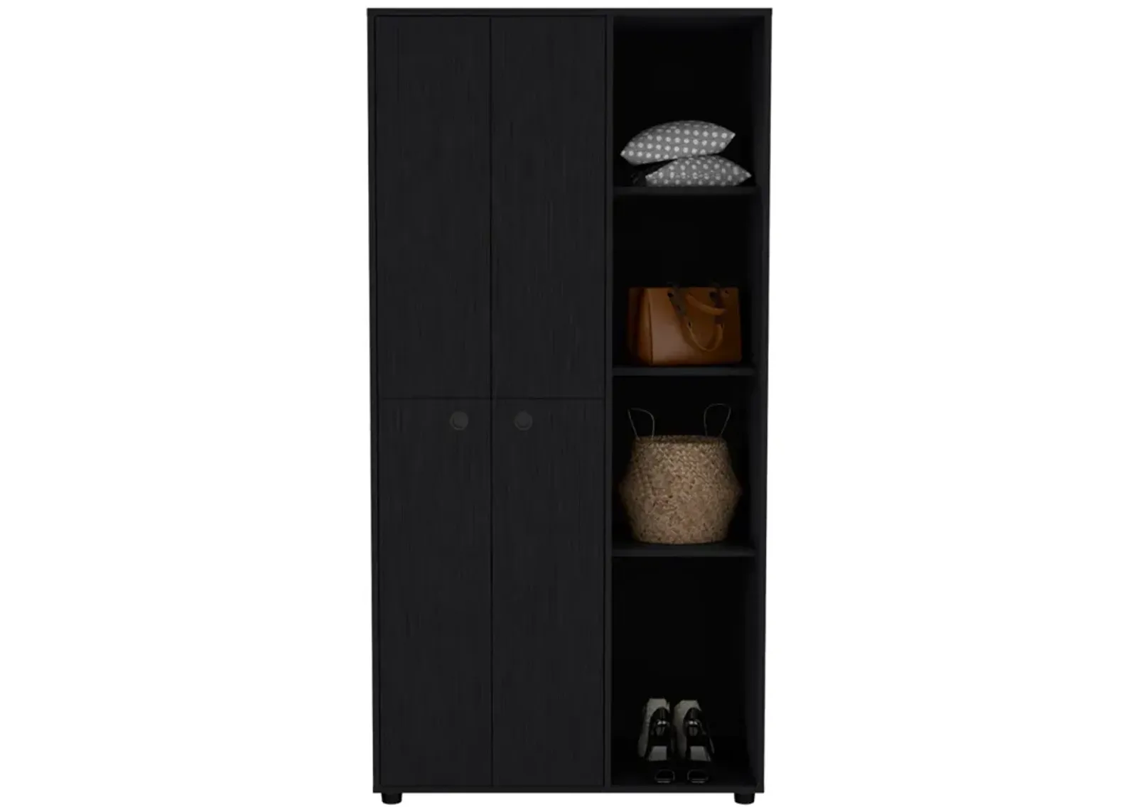 Armoire Boise, Bedroom, Black