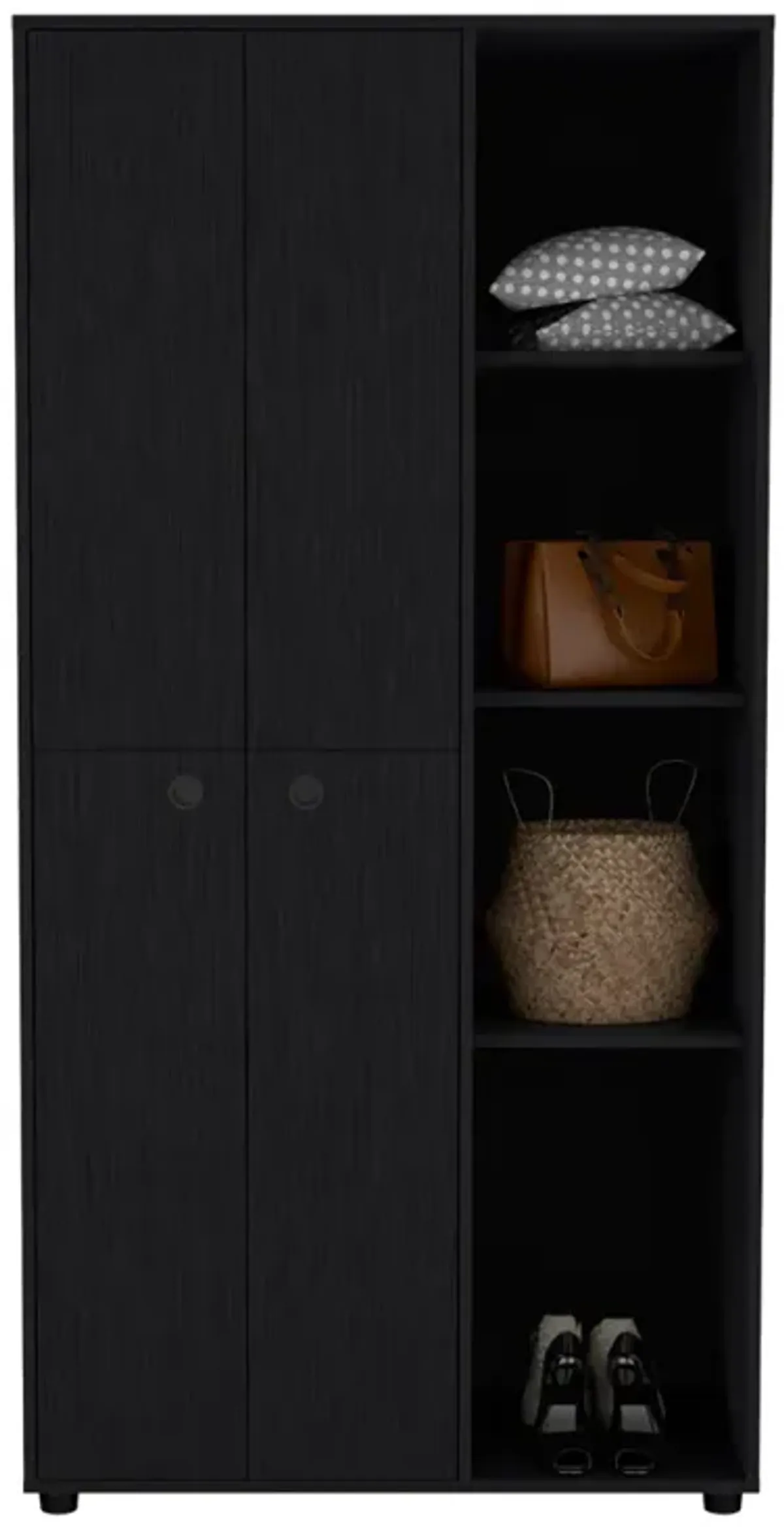 Armoire Boise, Bedroom, Black