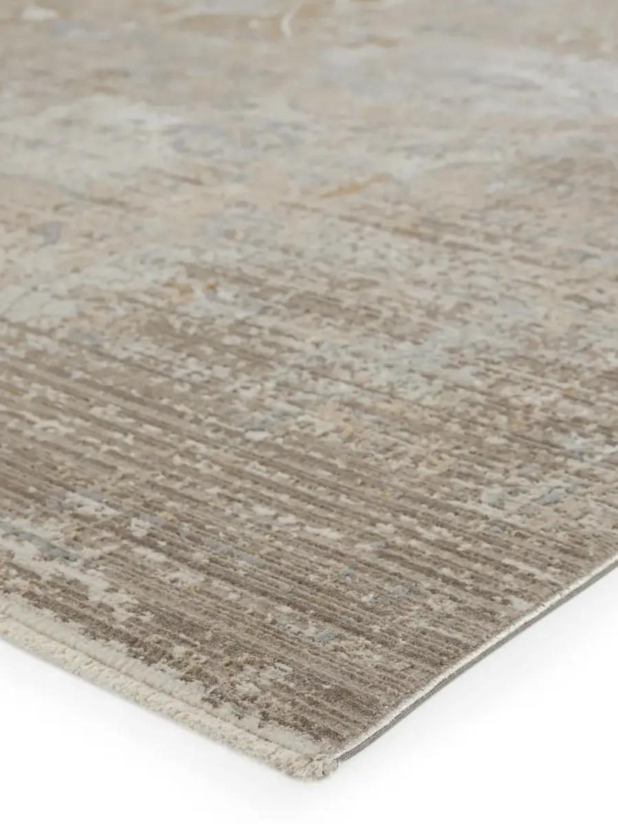 En Blanc Aubin Natural 3' x 8' Runner Rug