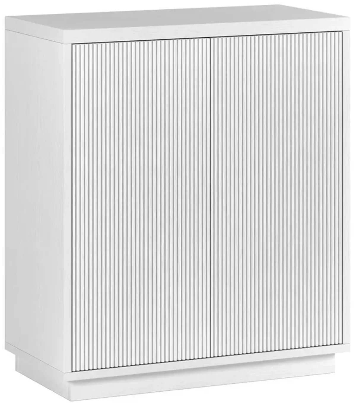 Hudson&Canal Alston 28 Wide Rectangular Accent Cabinet in White