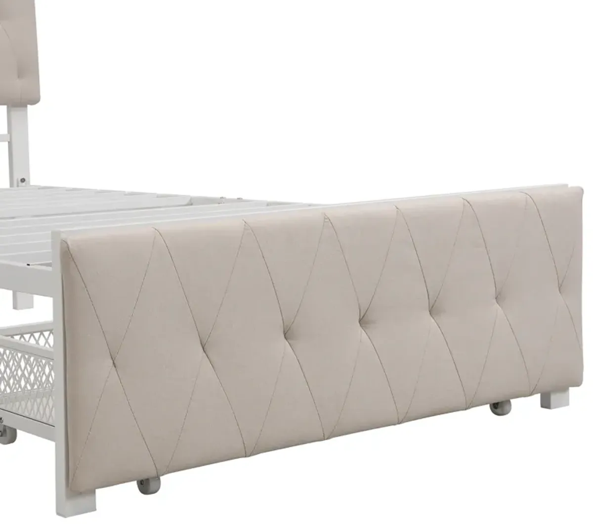 Merax Storage Bed Metal Platform Bed