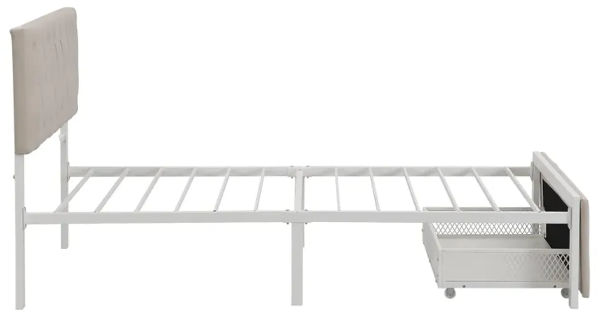 Merax Storage Bed Metal Platform Bed