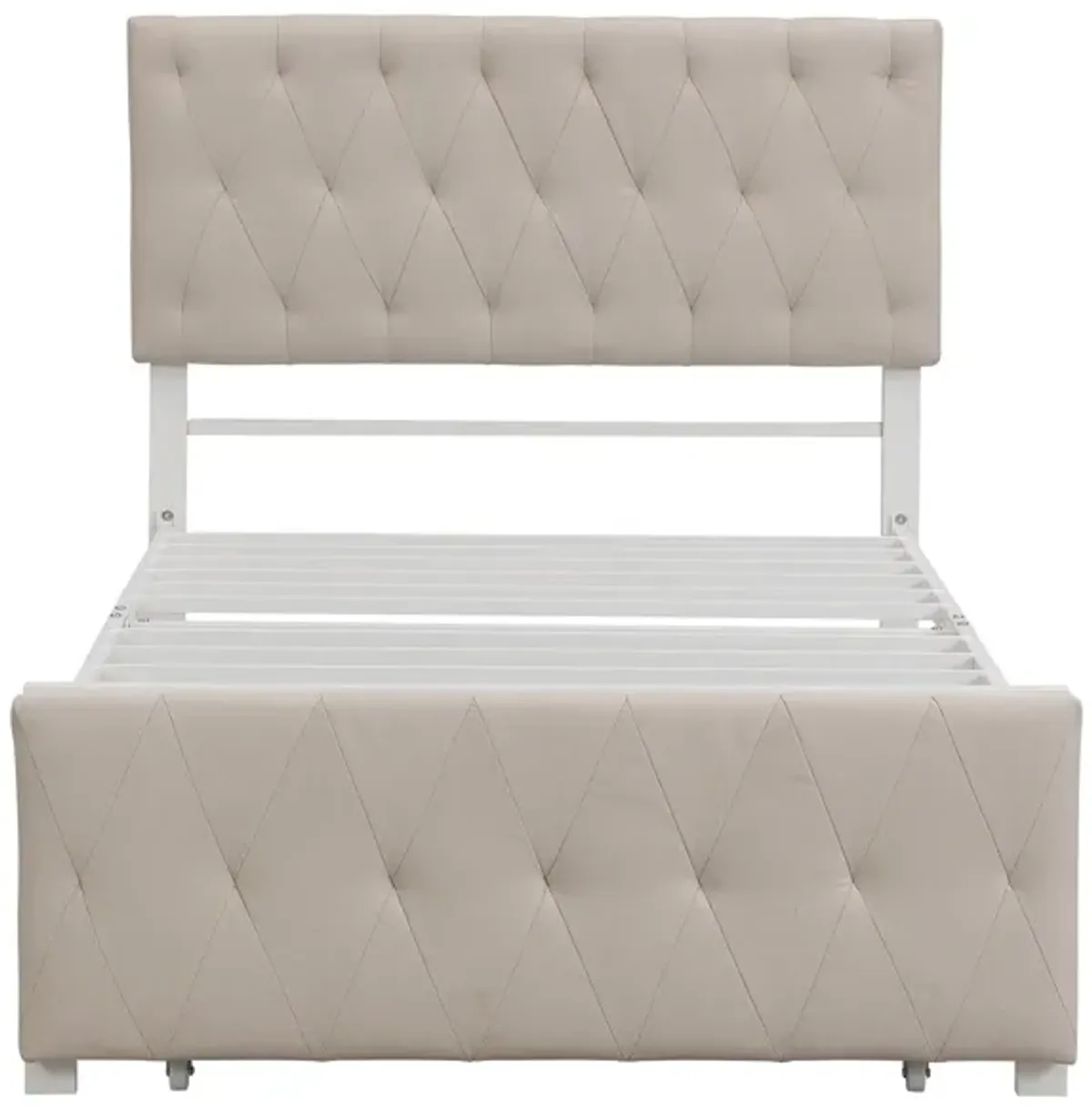 Merax Storage Bed Metal Platform Bed