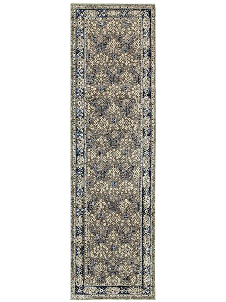 Richmond 2'3" x 7'6" Grey Rug