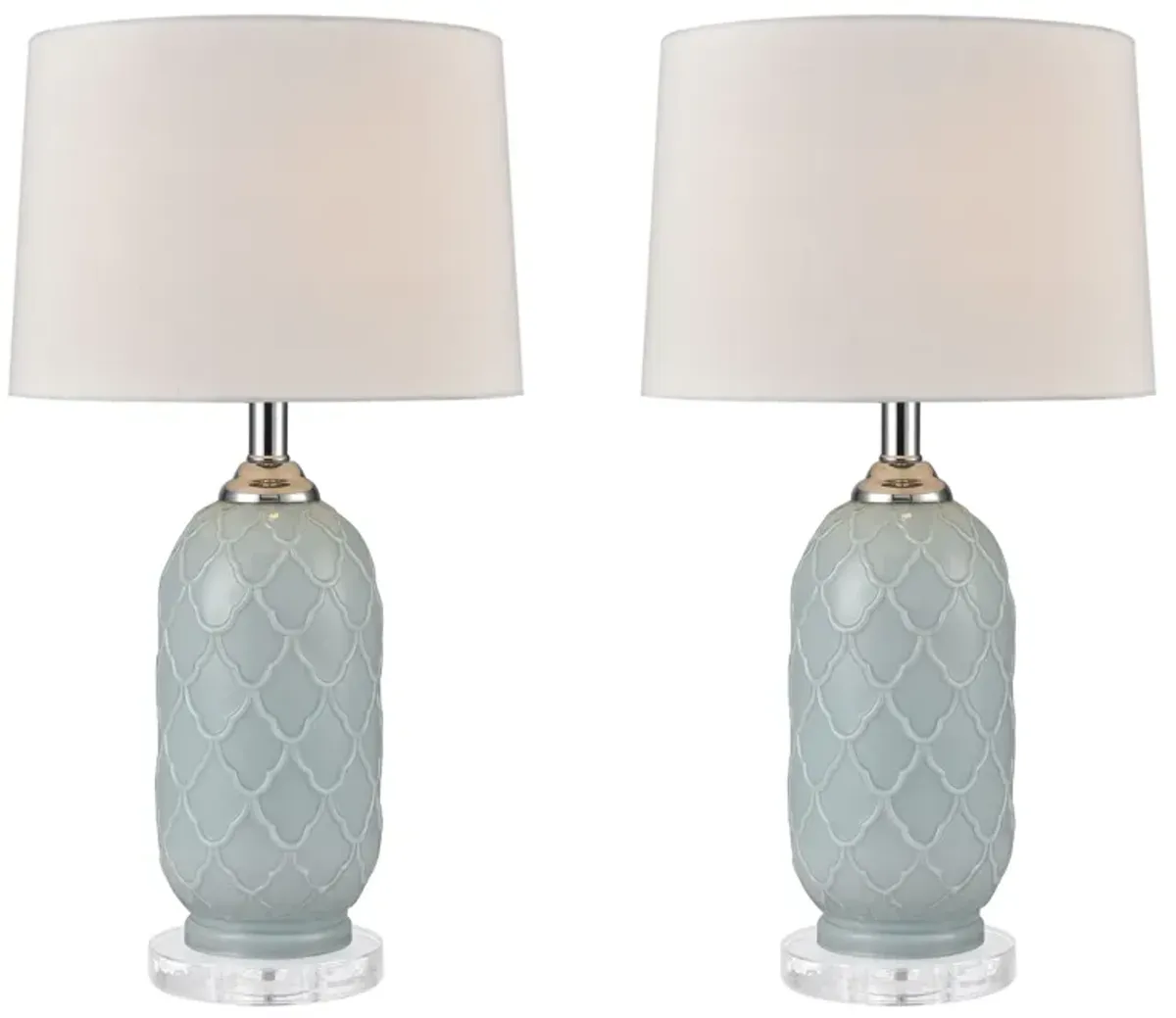 La Joliette 24'' High 2-Light Table Lamp Set