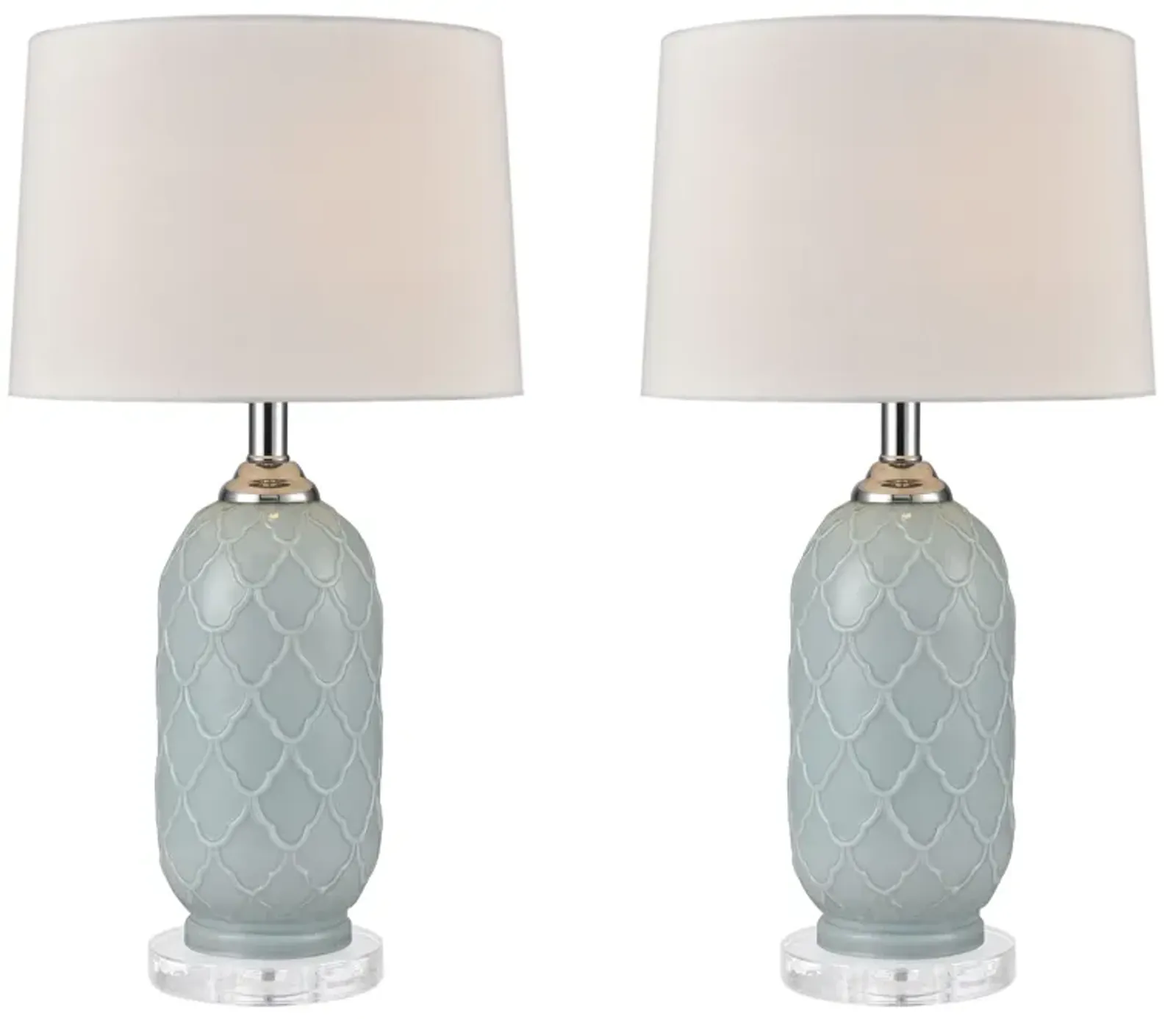 La Joliette 24'' High 2-Light Table Lamp Set