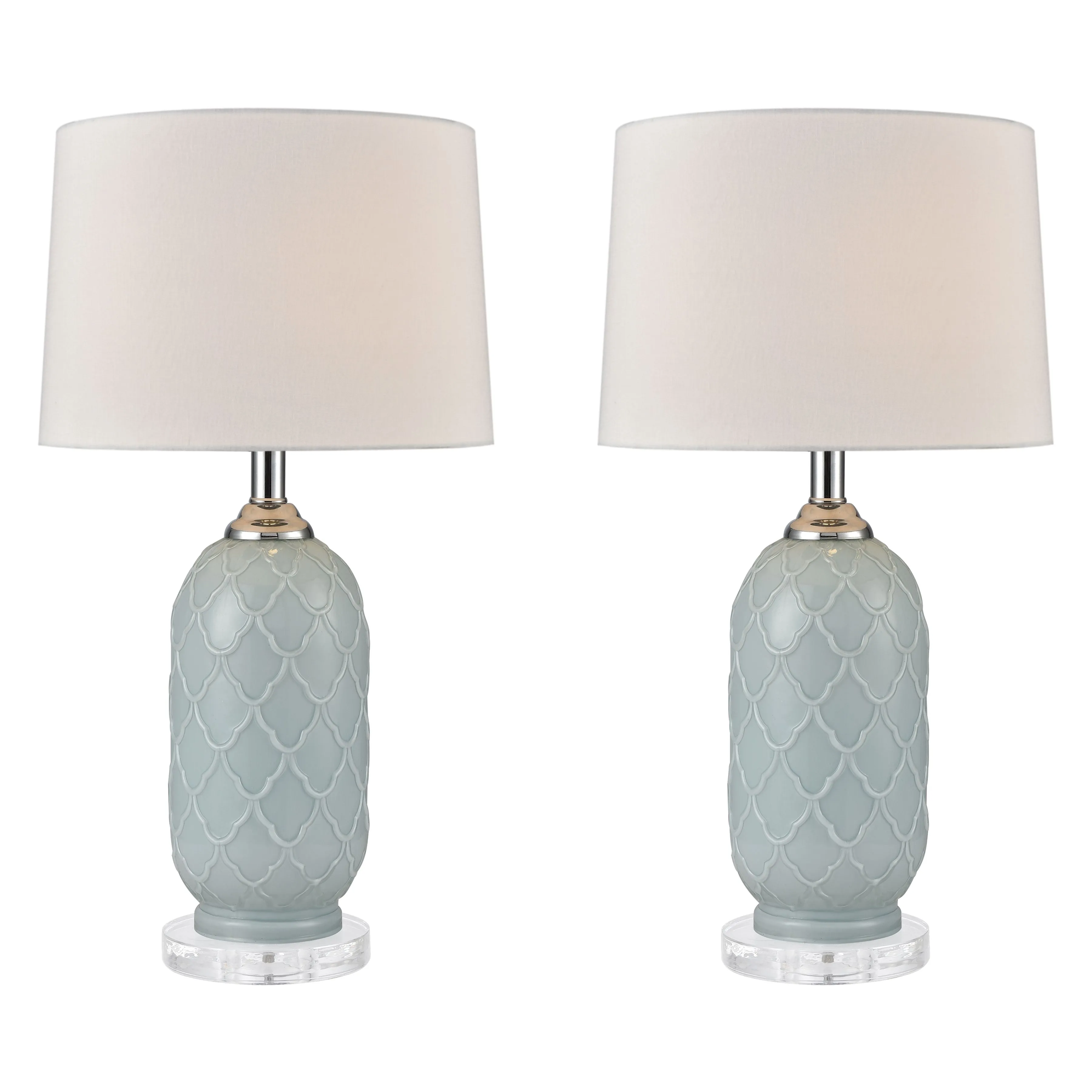 La Joliette 24'' High 2-Light Table Lamp Set