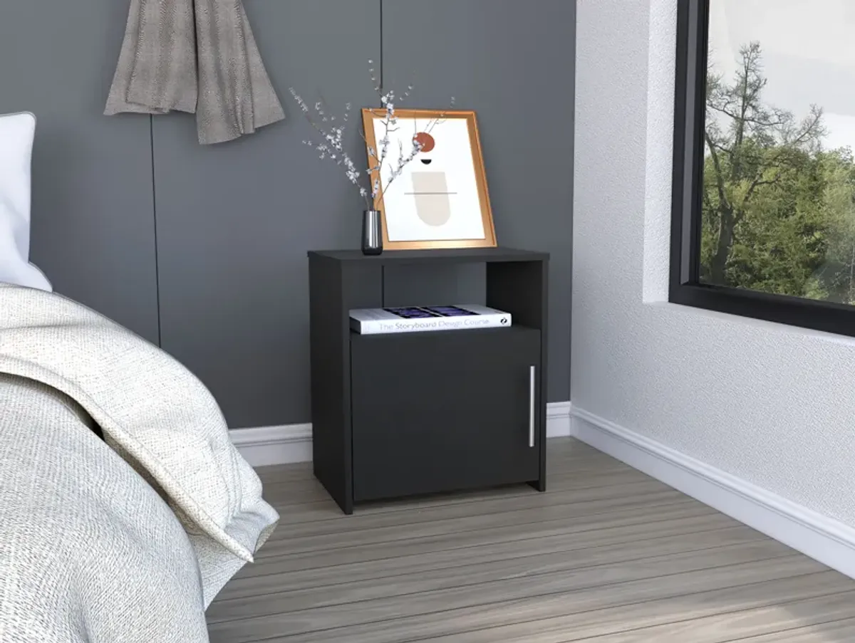 Nightstand Cuarzz, Bedroom, Black