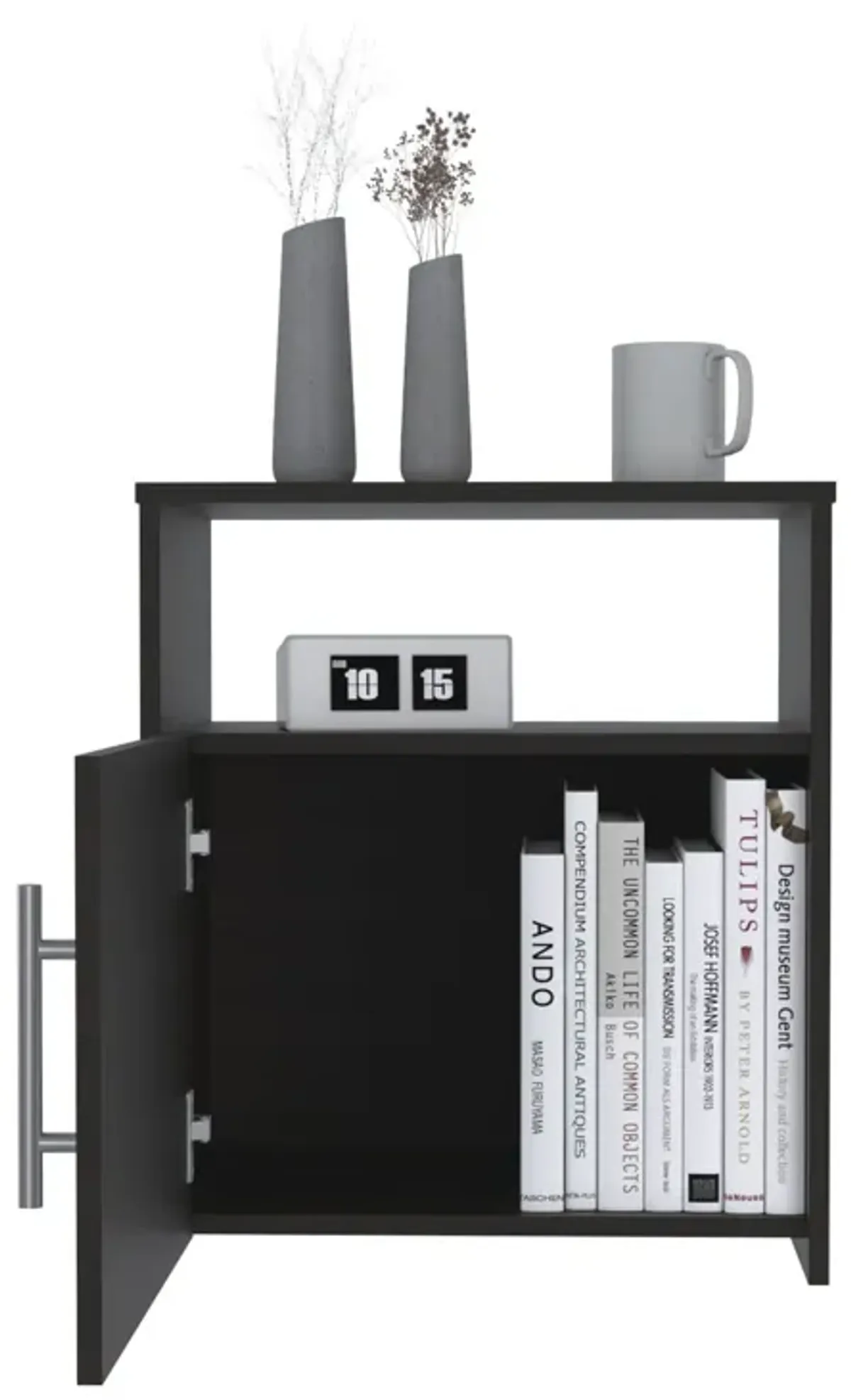 Nightstand Cuarzz, Bedroom, Black