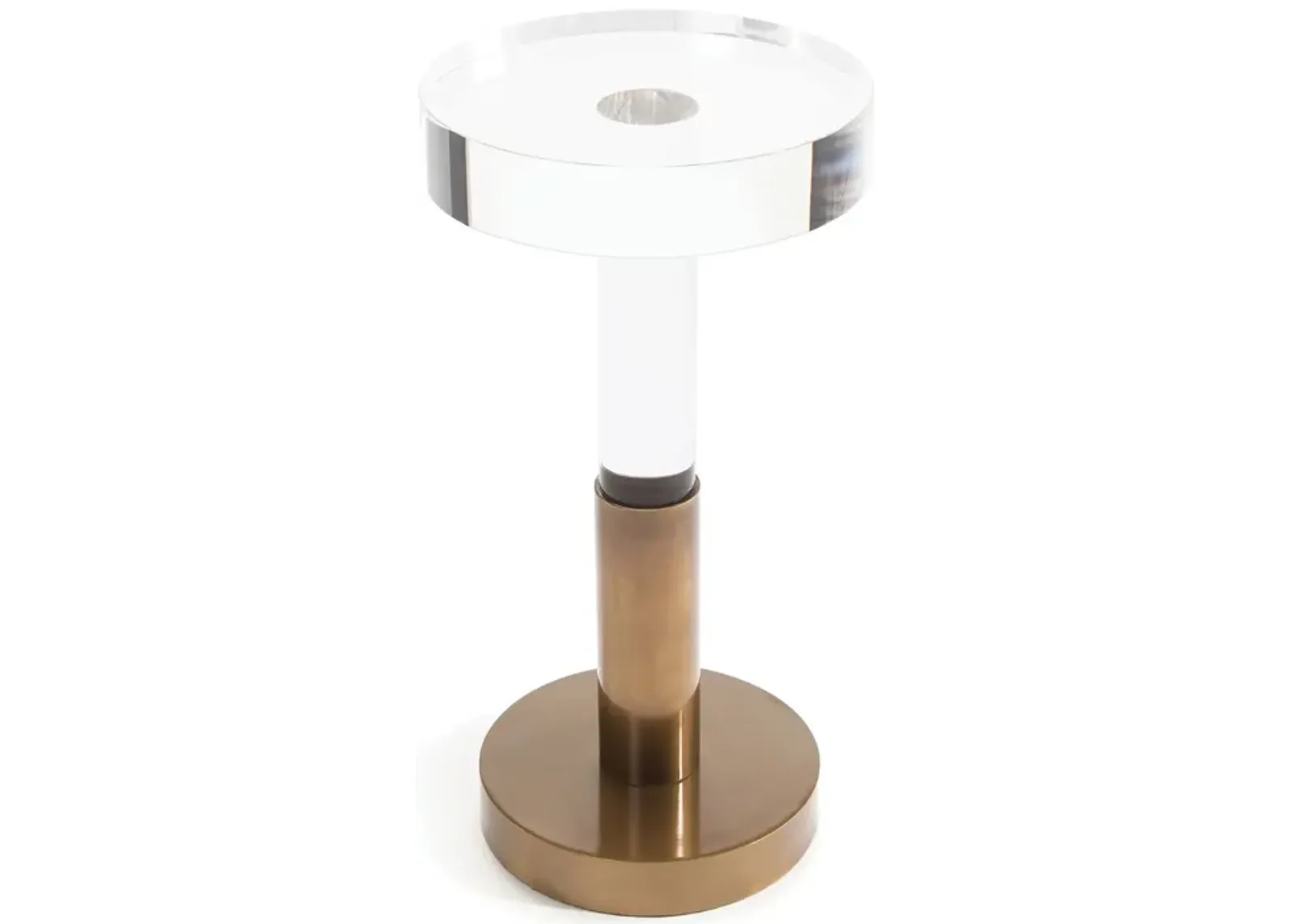 Martini Side Table in Brass