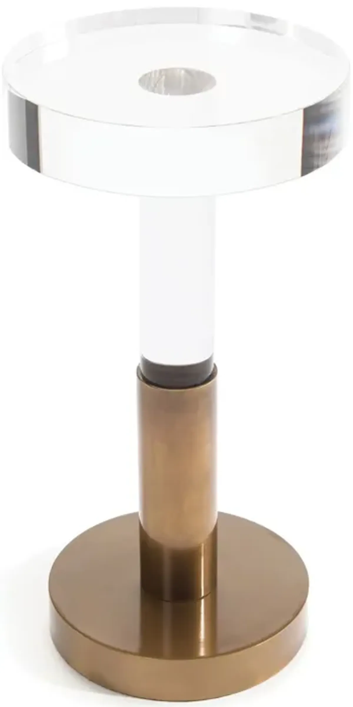 Martini Side Table in Brass