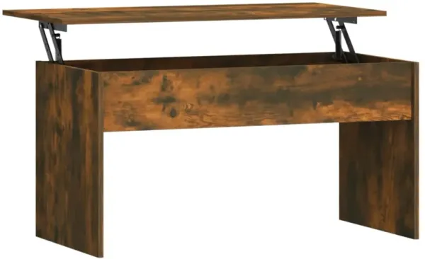 vidaXL Coffee Table Smoked Oak 40.2"x19.9"x20.7" Engineered Wood