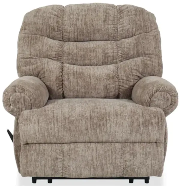 Movie Man Oversized Manual Recliner, Taupe