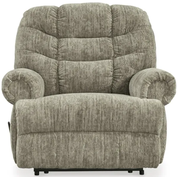 Movie Man Taupe Oversized Manual Recliner