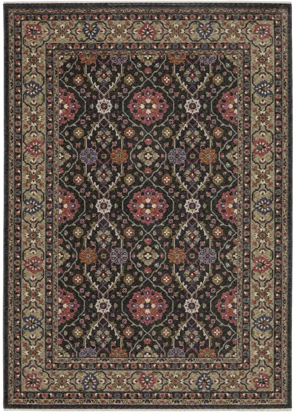 Hastings 3'10" x 5'5" Char Rug