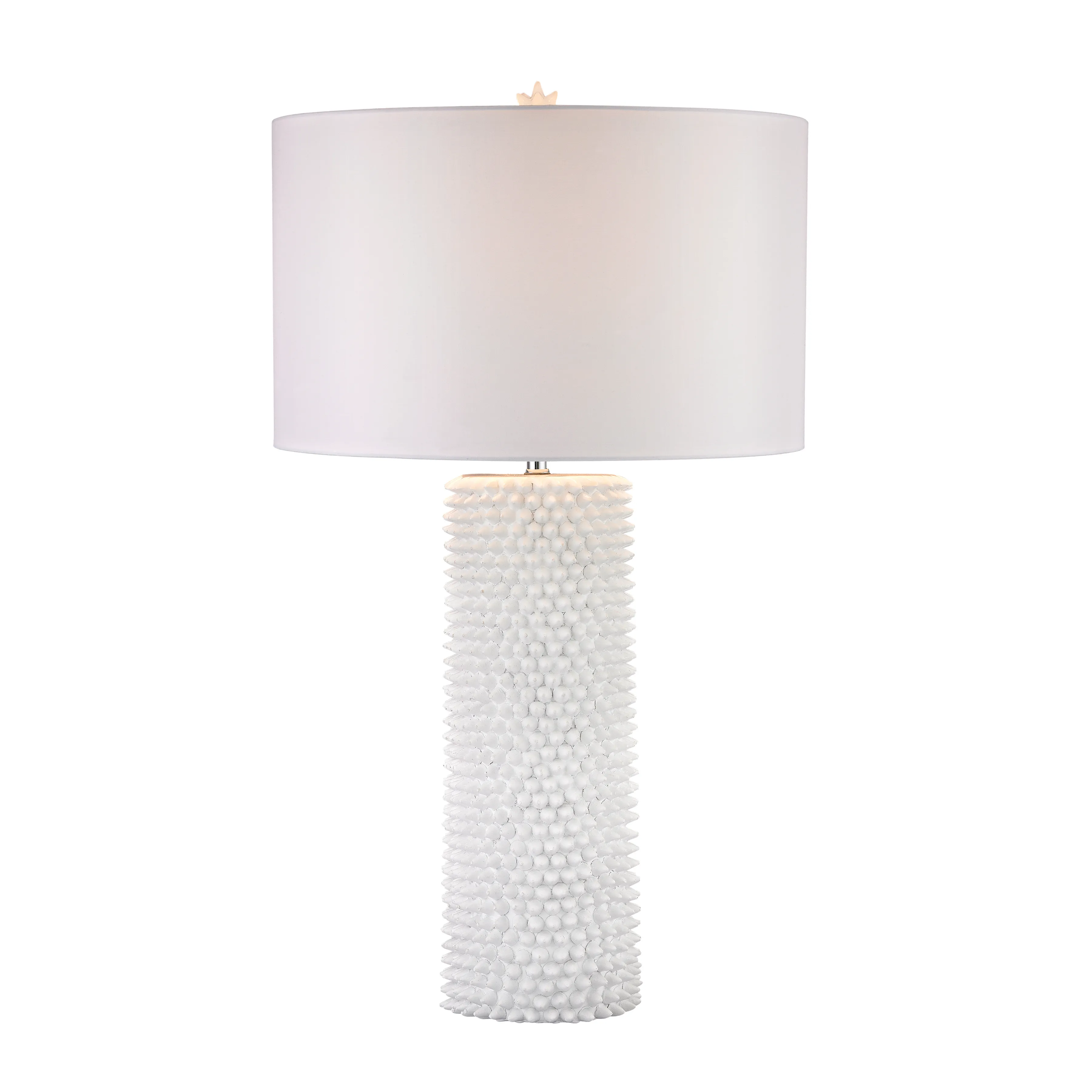 Punk 30'' High 1-Light White Table Lamp