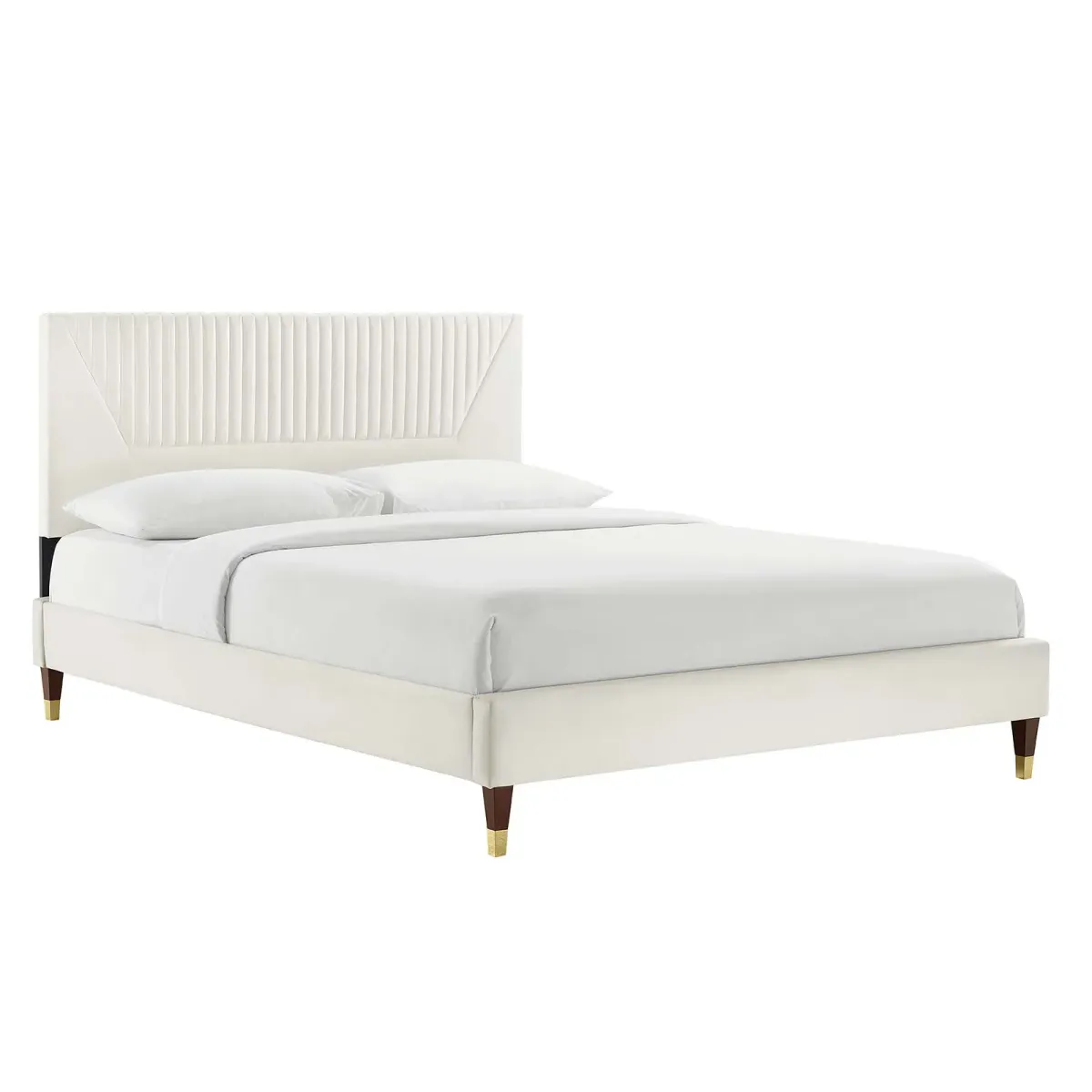 Modway - Yasmine Channel Tufted Performance Velvet King Platform Bed