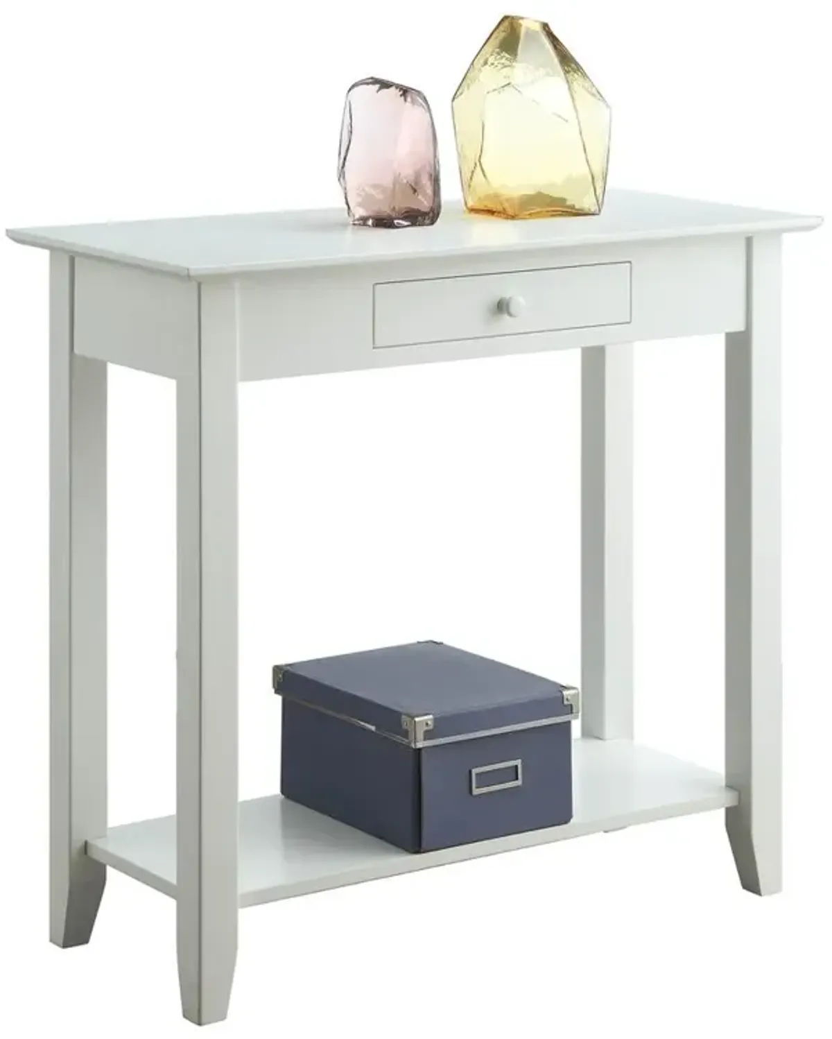 Convience Concept, Inc. American Heritage Hall Table with Drawer and Shelf