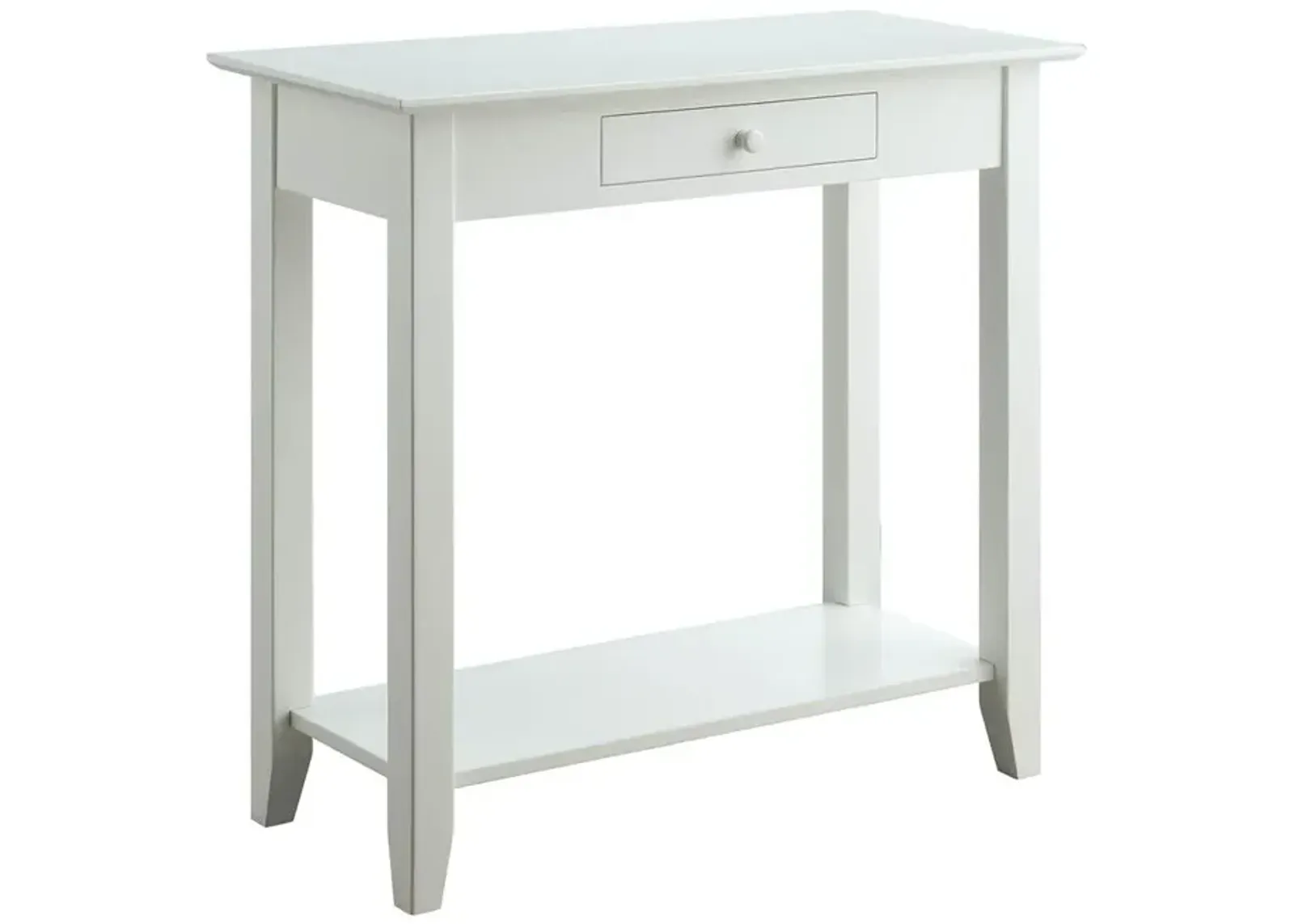 Convience Concept, Inc. American Heritage Hall Table with Drawer and Shelf