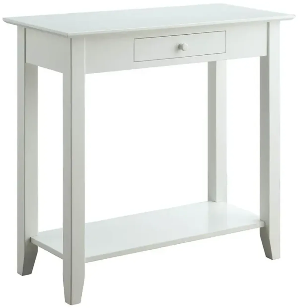 Convience Concept, Inc. American Heritage Hall Table with Drawer and Shelf