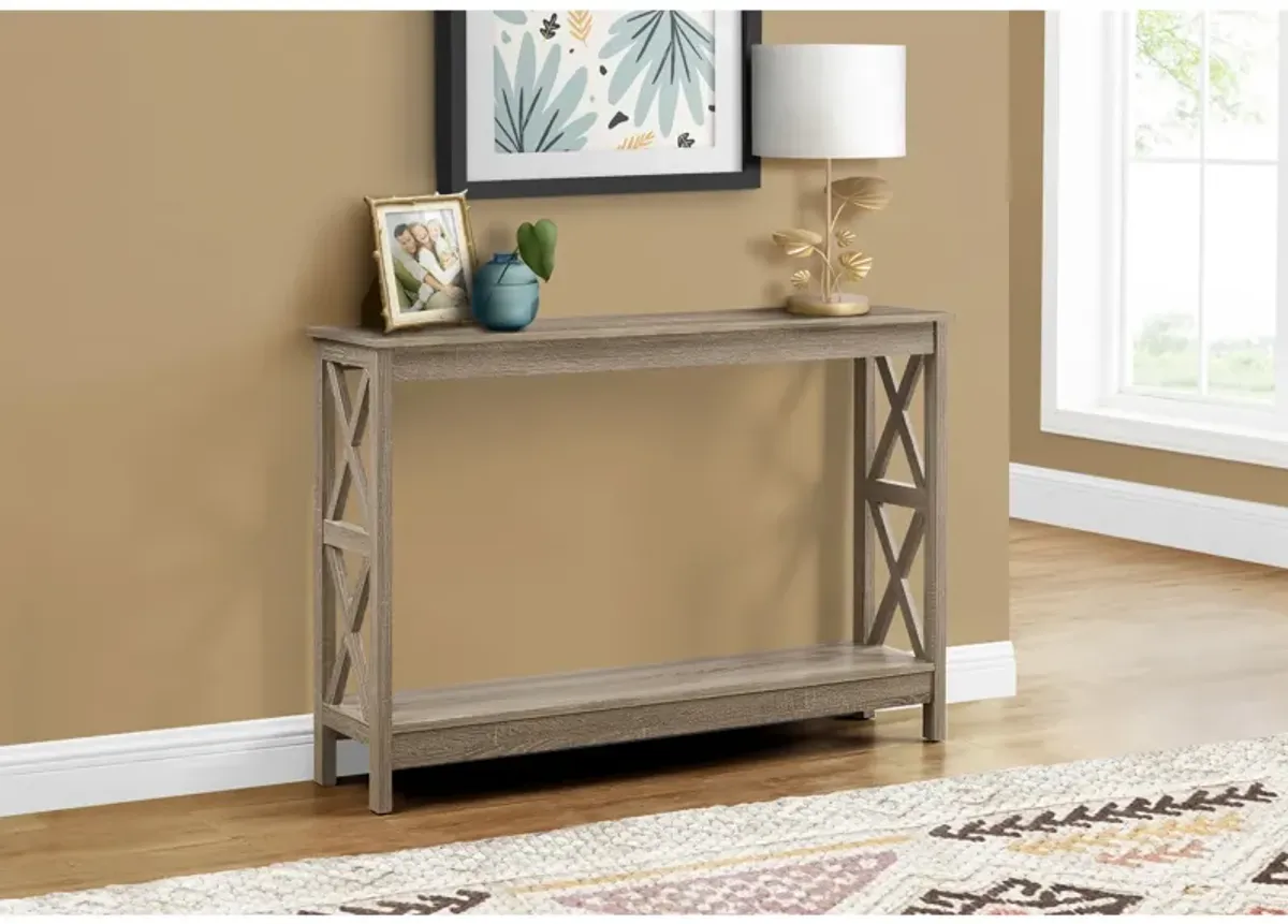 Monarch Specialties I 2791 Accent Table, Console, Entryway, Narrow, Sofa, Living Room, Bedroom, Laminate, Brown, Contemporary, Modern