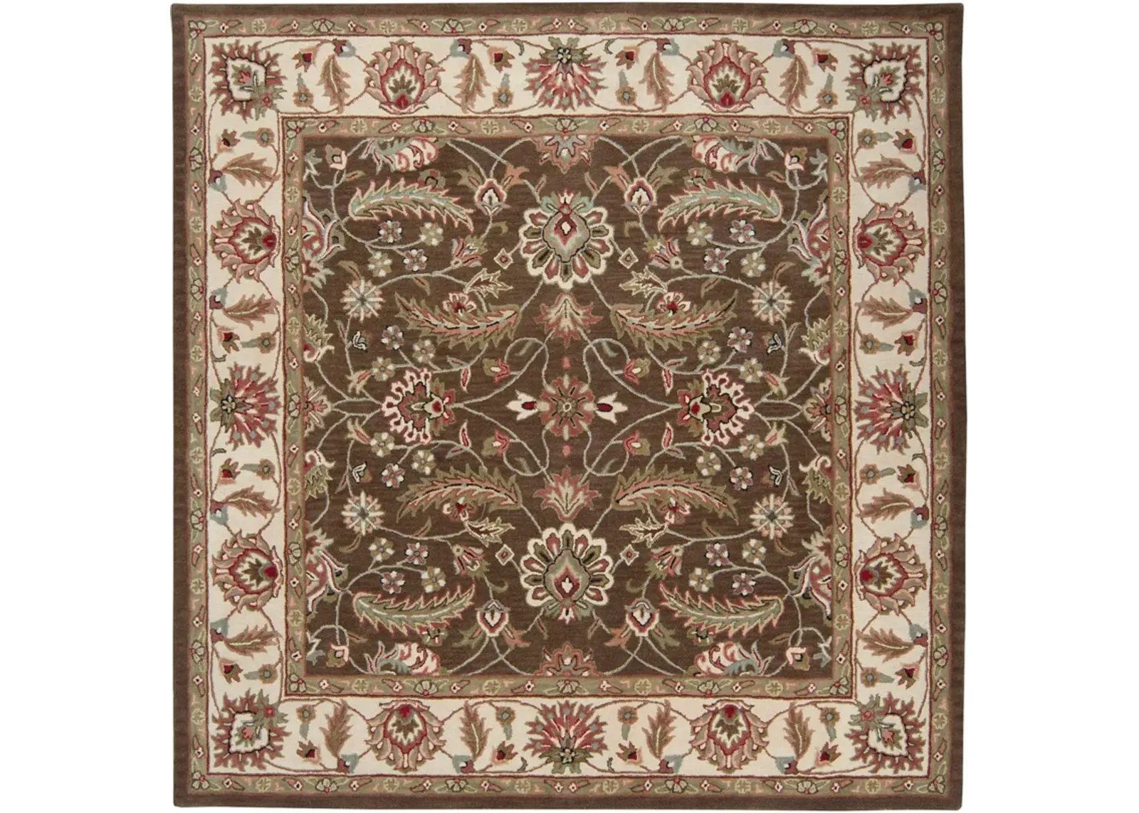 Caesar CAE-1022 8' Round Brown Rug