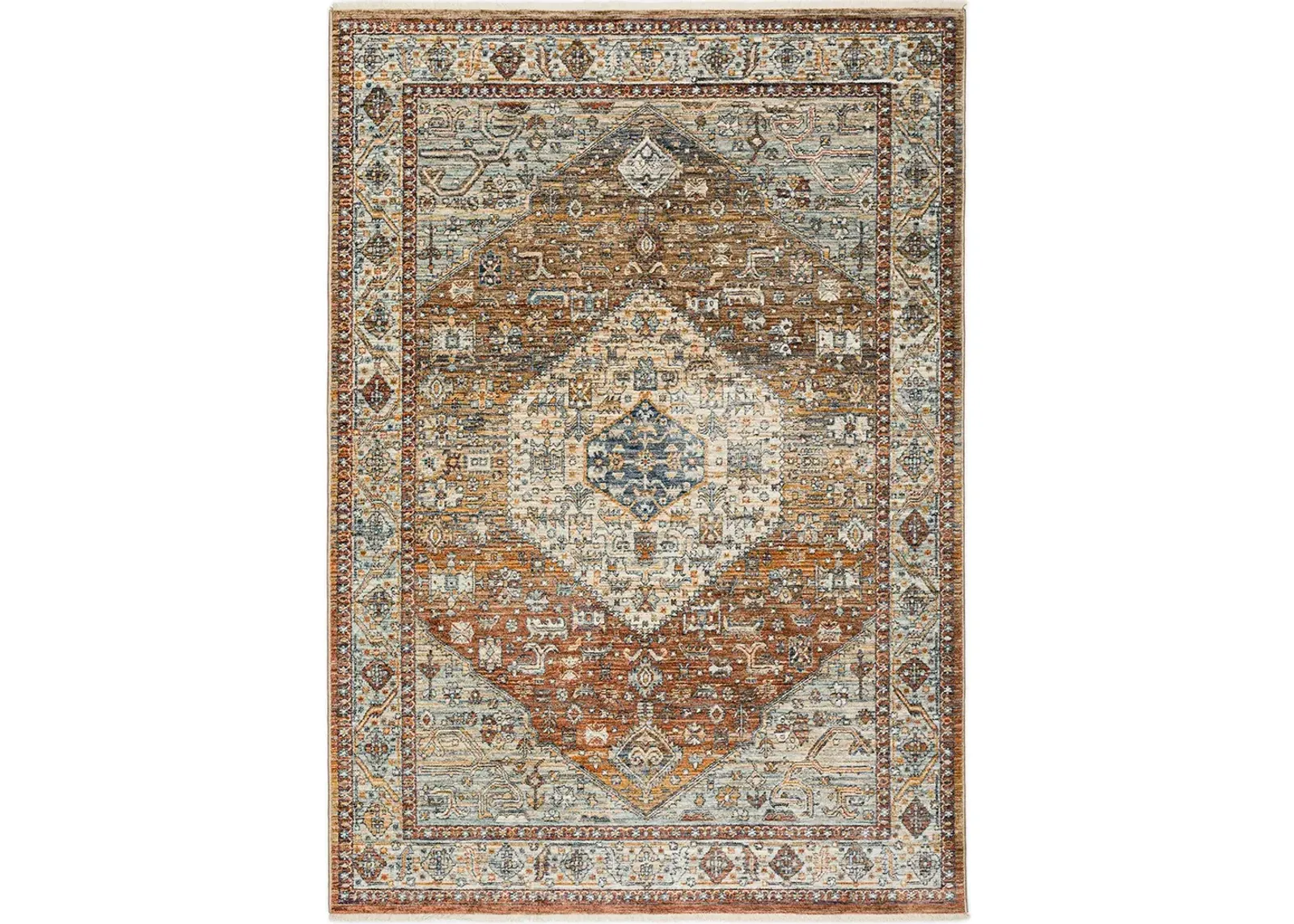 Bergama BE1 Paprika 2'3" x 7'10" Rug