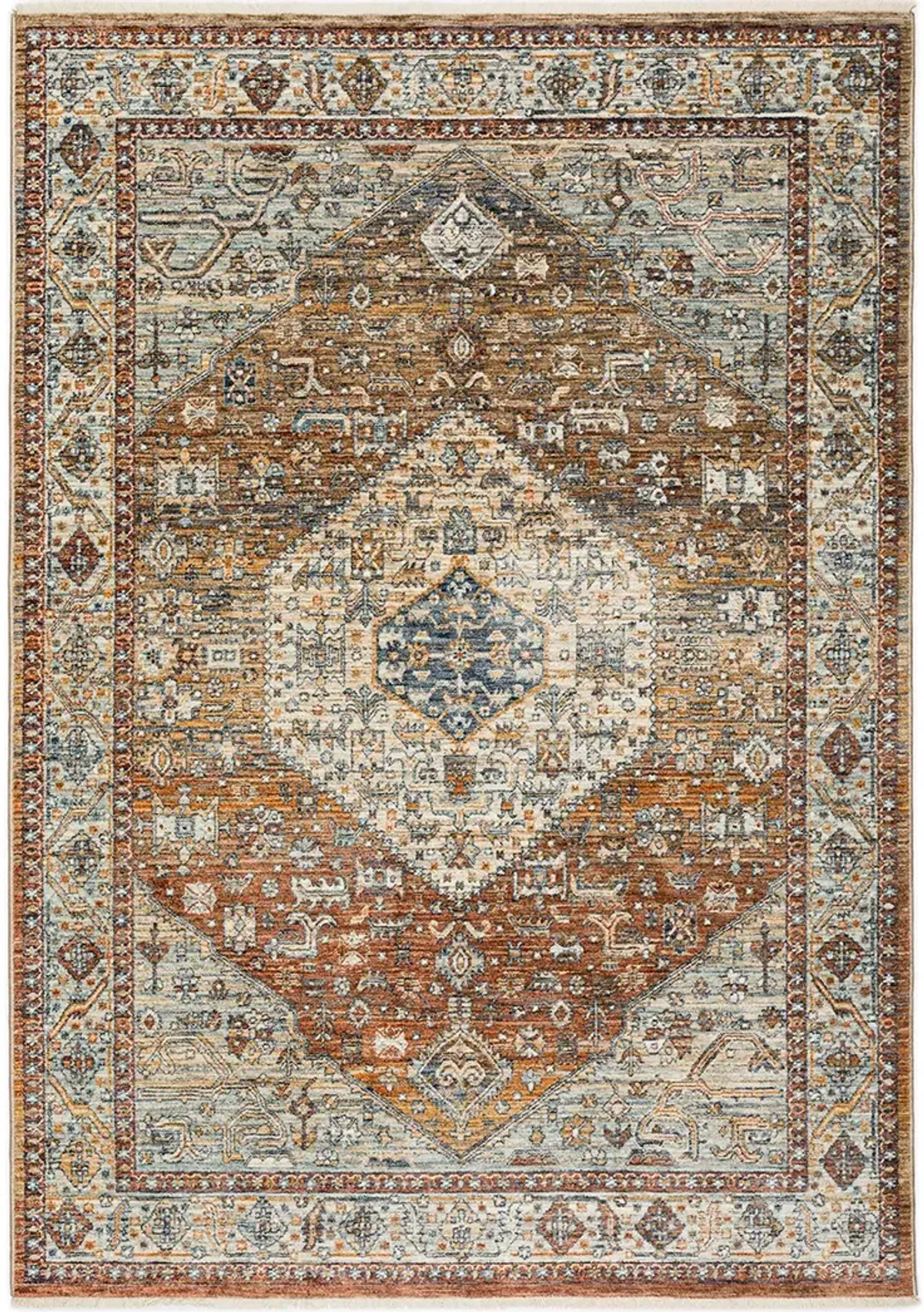 Bergama BE1 Paprika 2'3" x 7'10" Rug