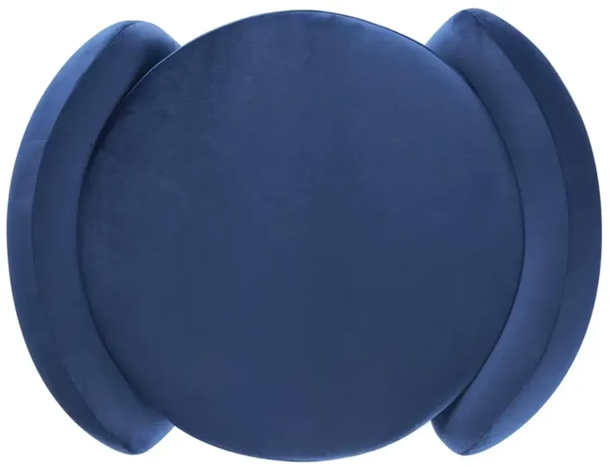 Nebula Upholstered Performance Velvet Ottoman