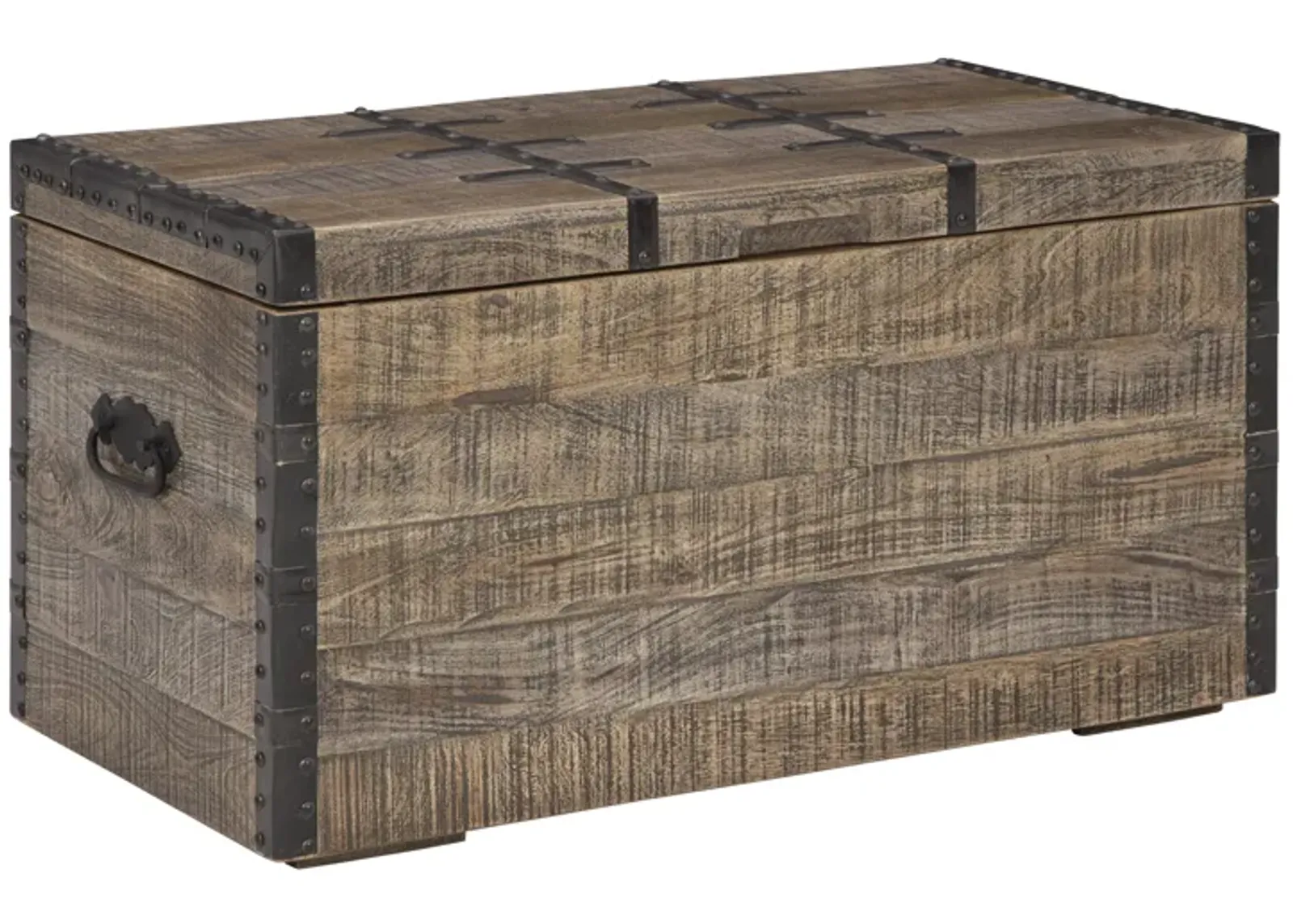 Dartland Distressed Gray Storage Trunk