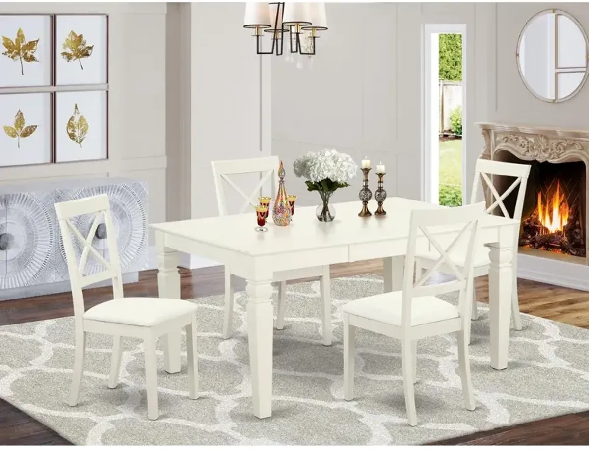 Dining Room Set Linen White