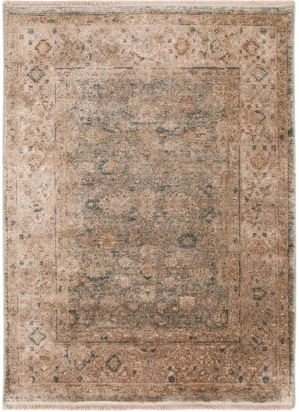 Luxurious LRS03 Ivory/Blue 9'10" x 12'6" Rug