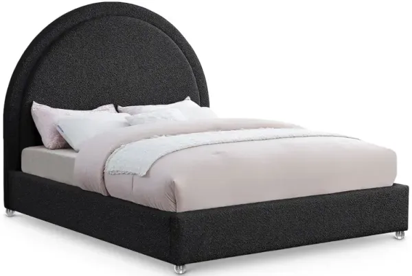 Meridian Furniture Milo Black Fabric King Bed