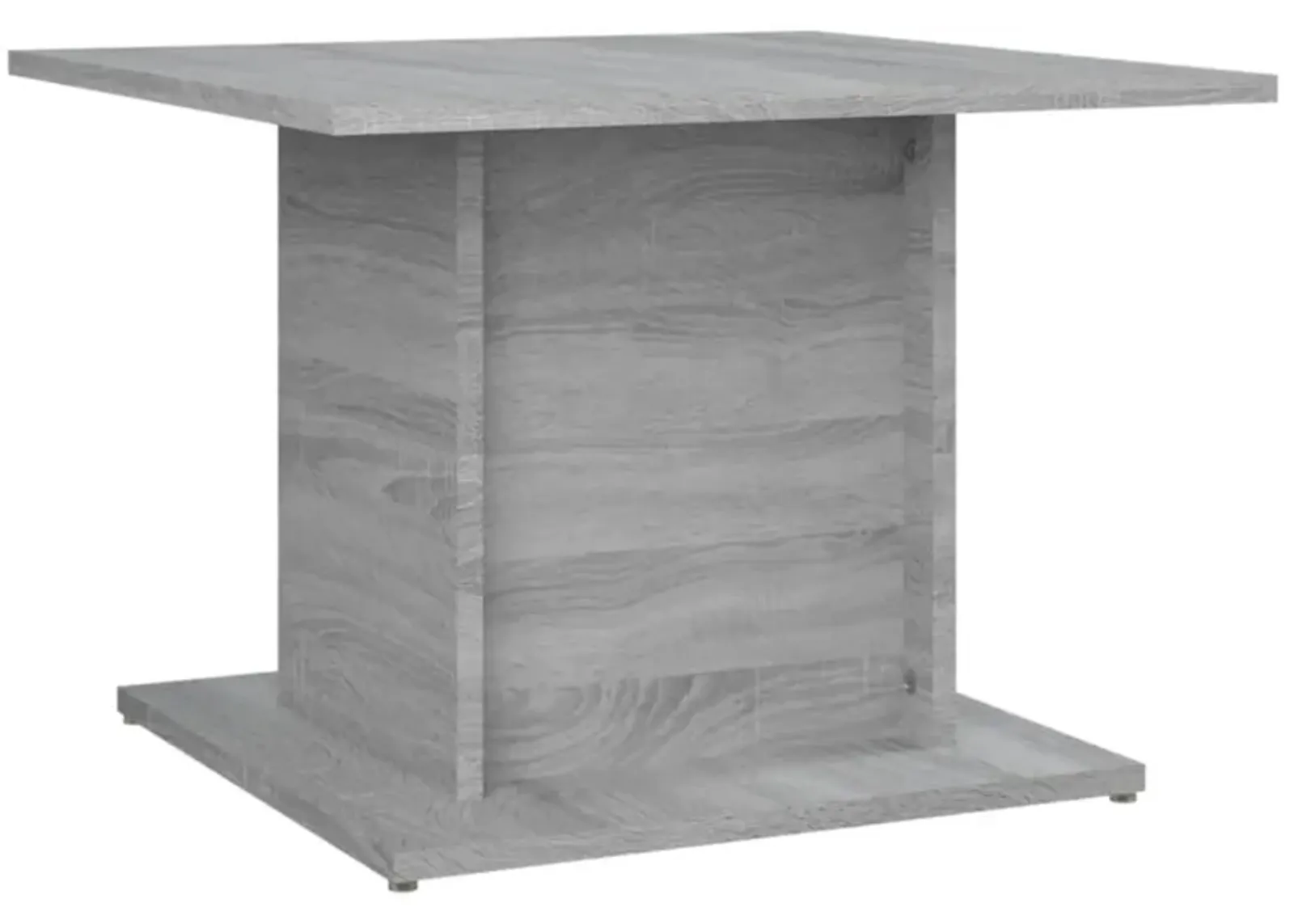 vidaXL Coffee Table Gray Sonoma 21.9"x21.9"x15.7" Engineered Wood