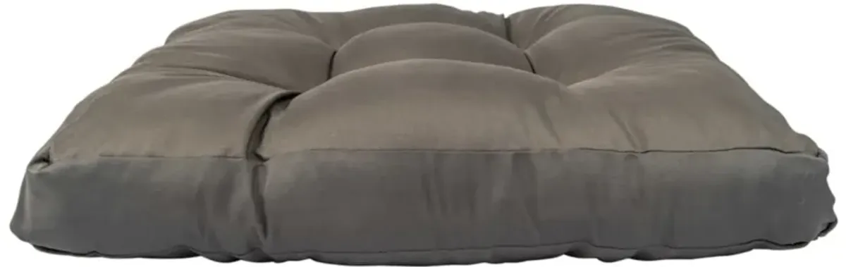 vidaXL Pallet Cushion Gray 22.8"x22.8"x3.9" Polyester