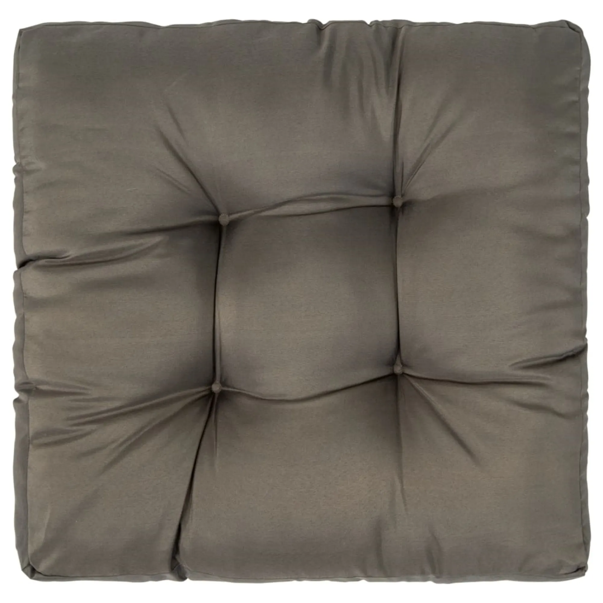 vidaXL Pallet Cushion Gray 22.8"x22.8"x3.9" Polyester