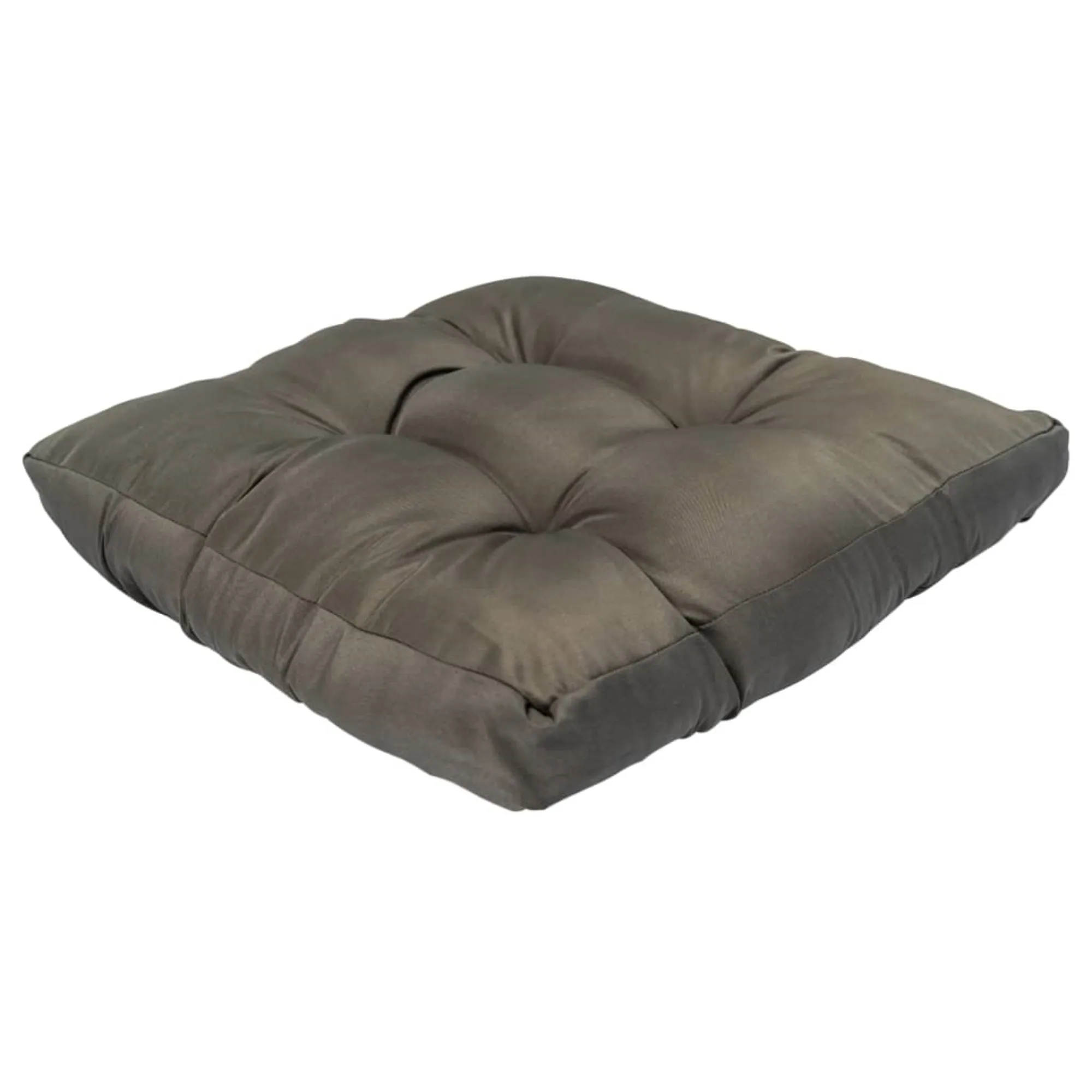 vidaXL Pallet Cushion Gray 22.8"x22.8"x3.9" Polyester