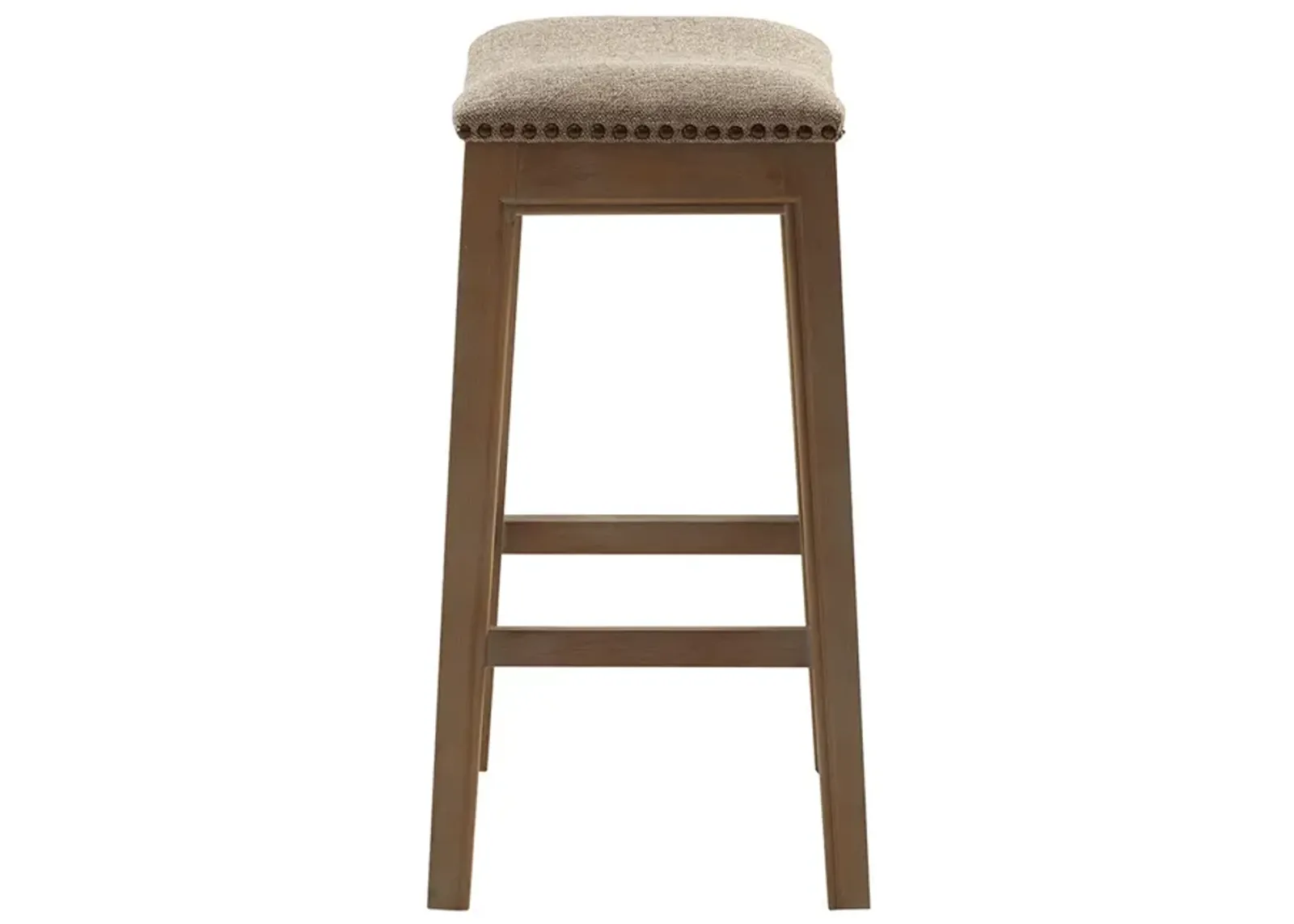 Gracie Mills Jerrell Modern Backless Saddle Counter Stool