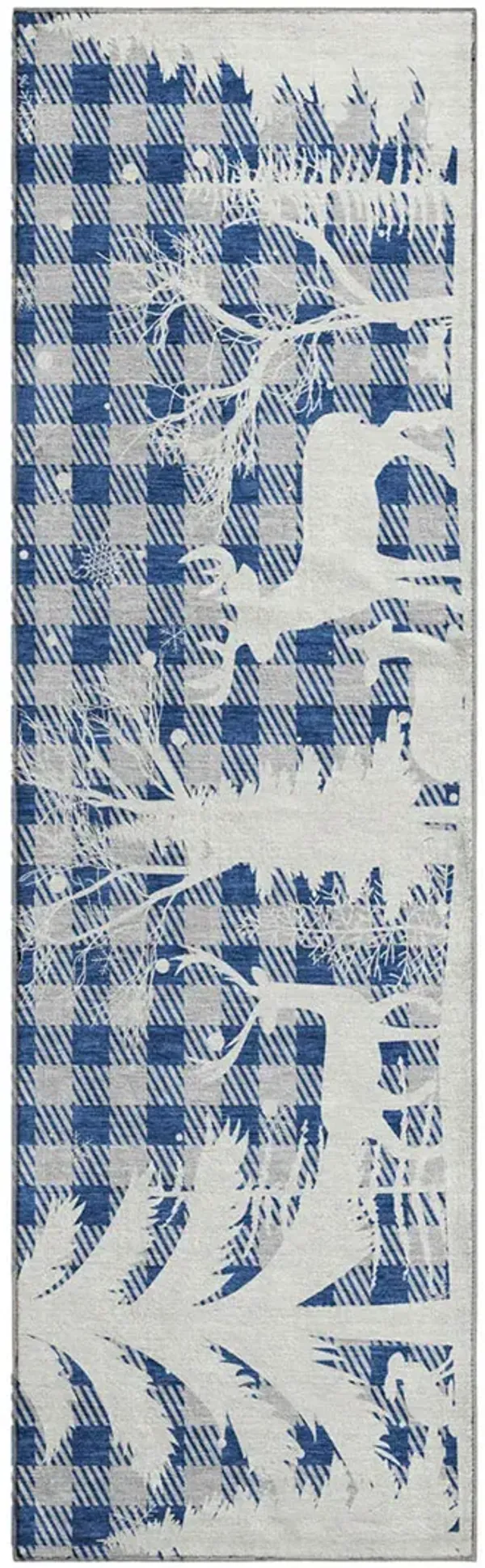 Merry & Bright MY23 Blue 2'3" x 7'6" Rug