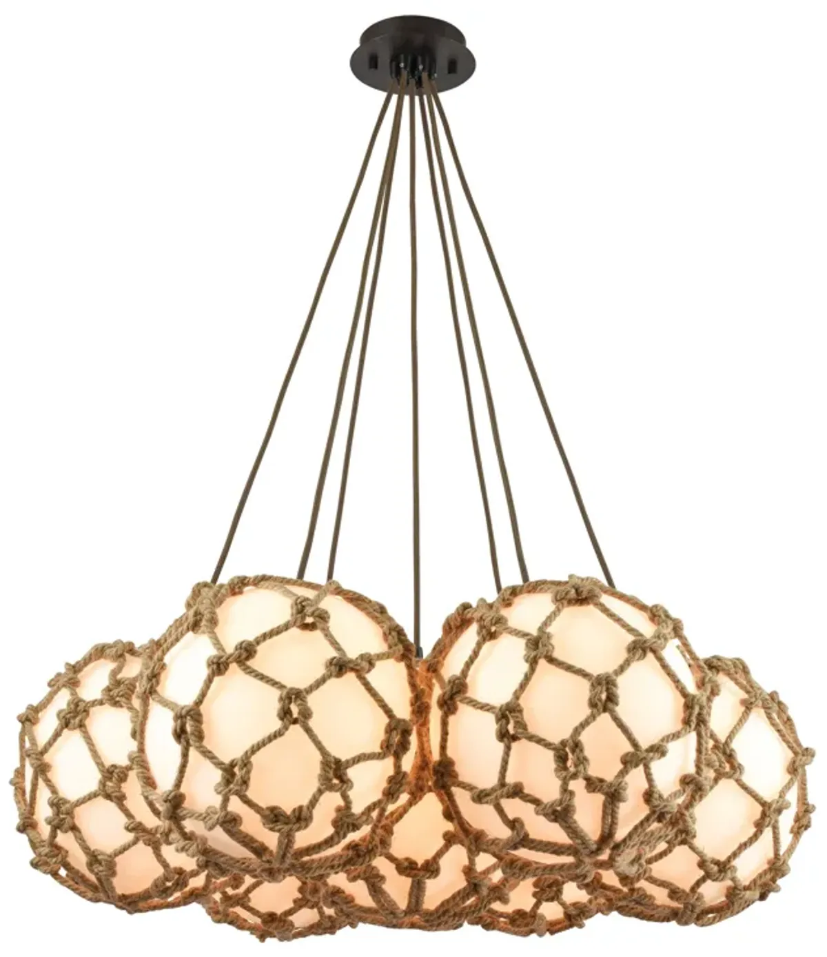 Coastal Inlet 7-Light Round Cluster Pendant