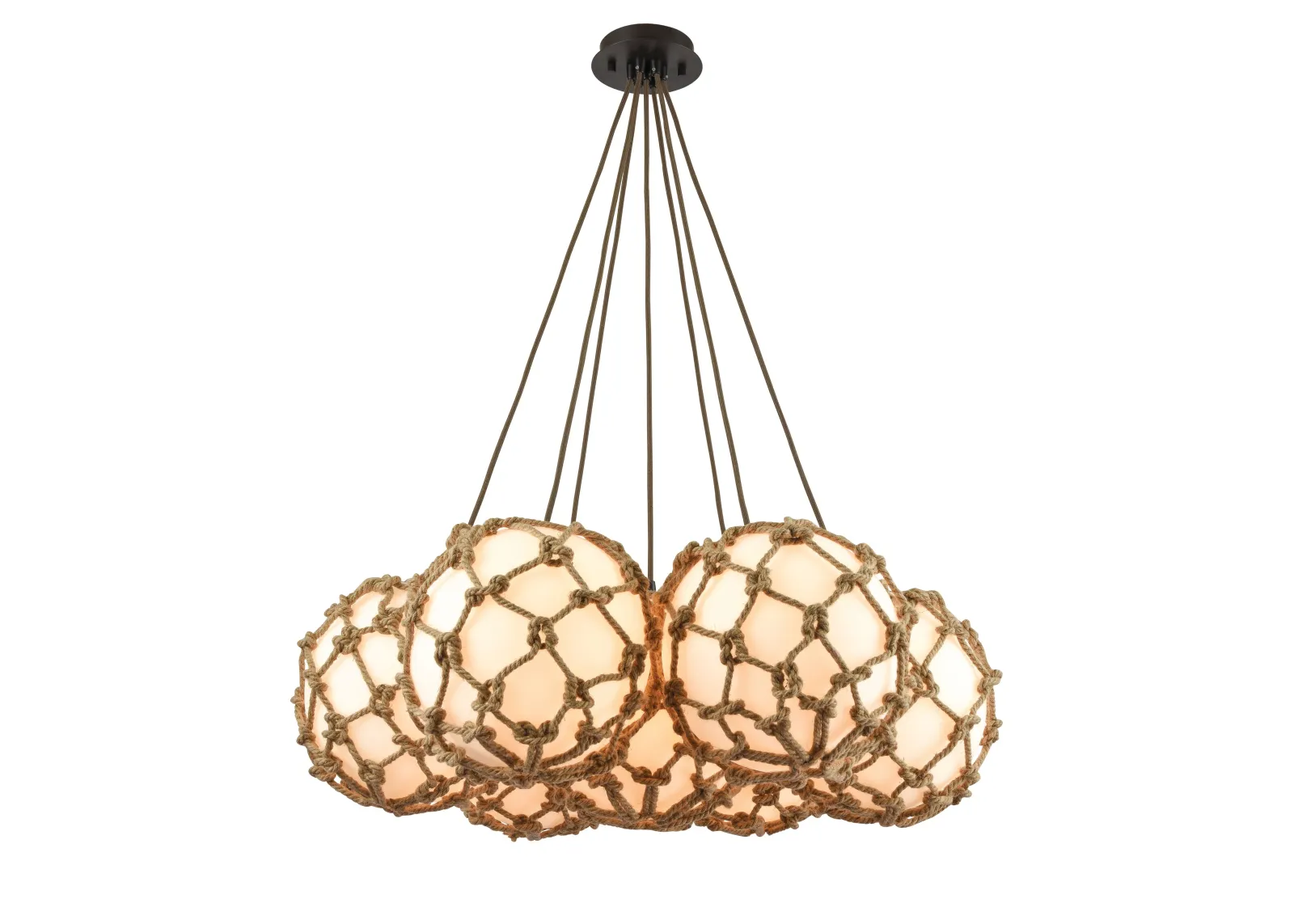 Coastal Inlet 7-Light Round Cluster Pendant