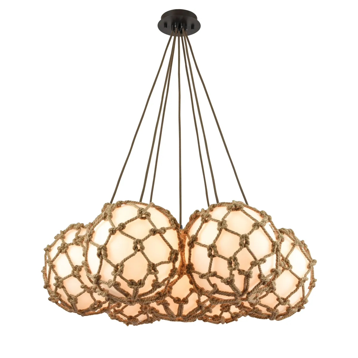 Coastal Inlet 7-Light Round Cluster Pendant