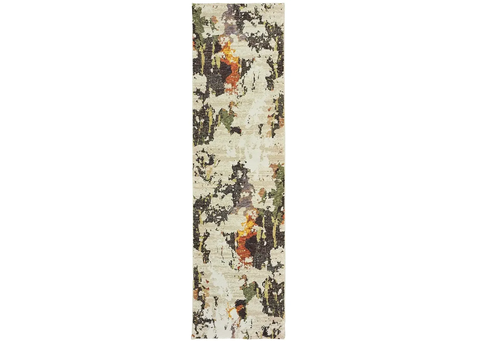 Evolution 2'6" x 12' Beige Rug