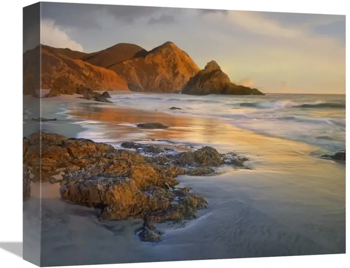 Bean Hollow Beach, Big Sur, California-Canvas Art-16x13.28