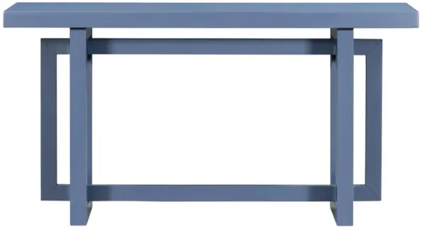 Whisen Contemporary Console Table Entryway Table with Wood Top - White