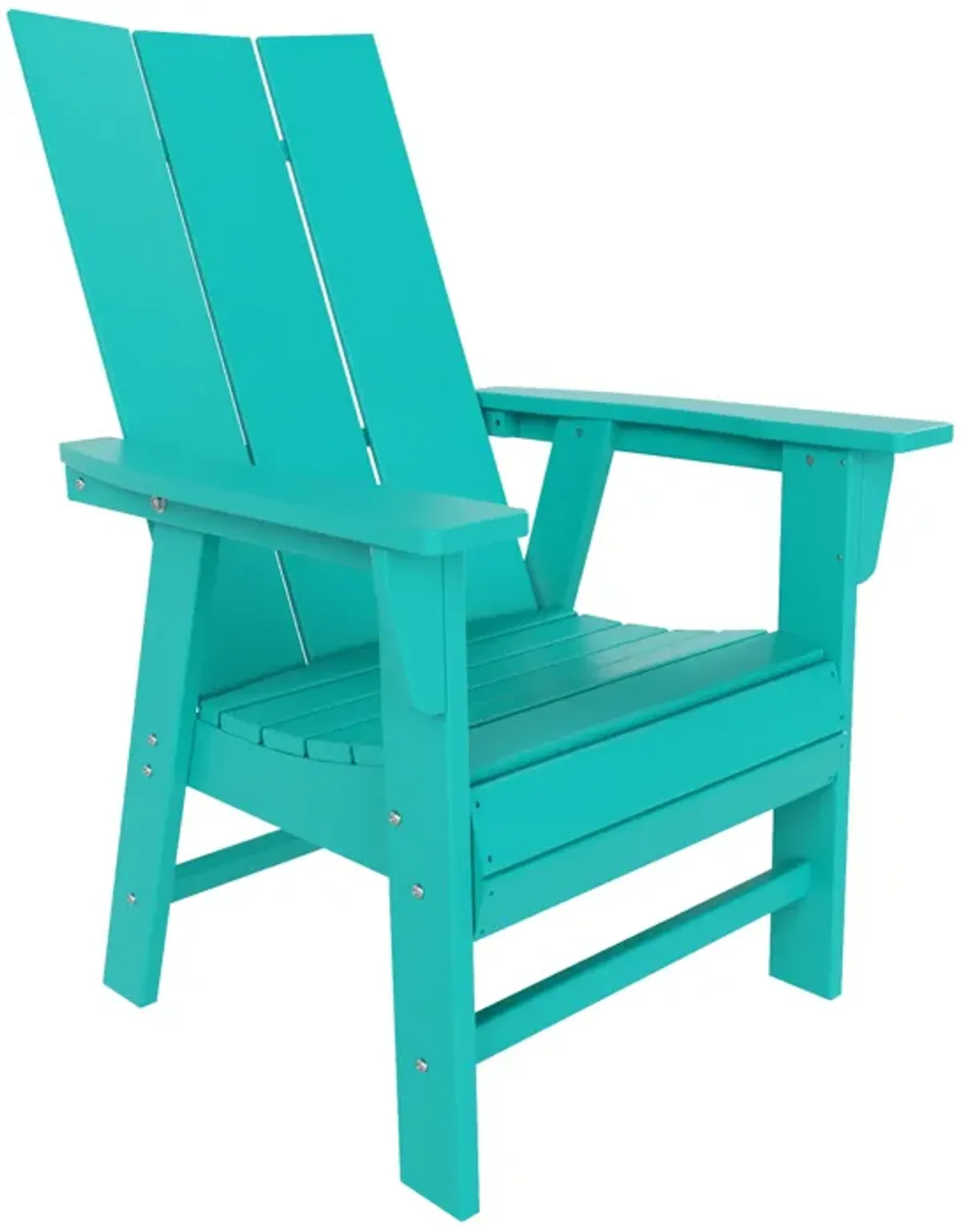 WestinTrends Outdoor Patio Modern Adirondack Dining Chair