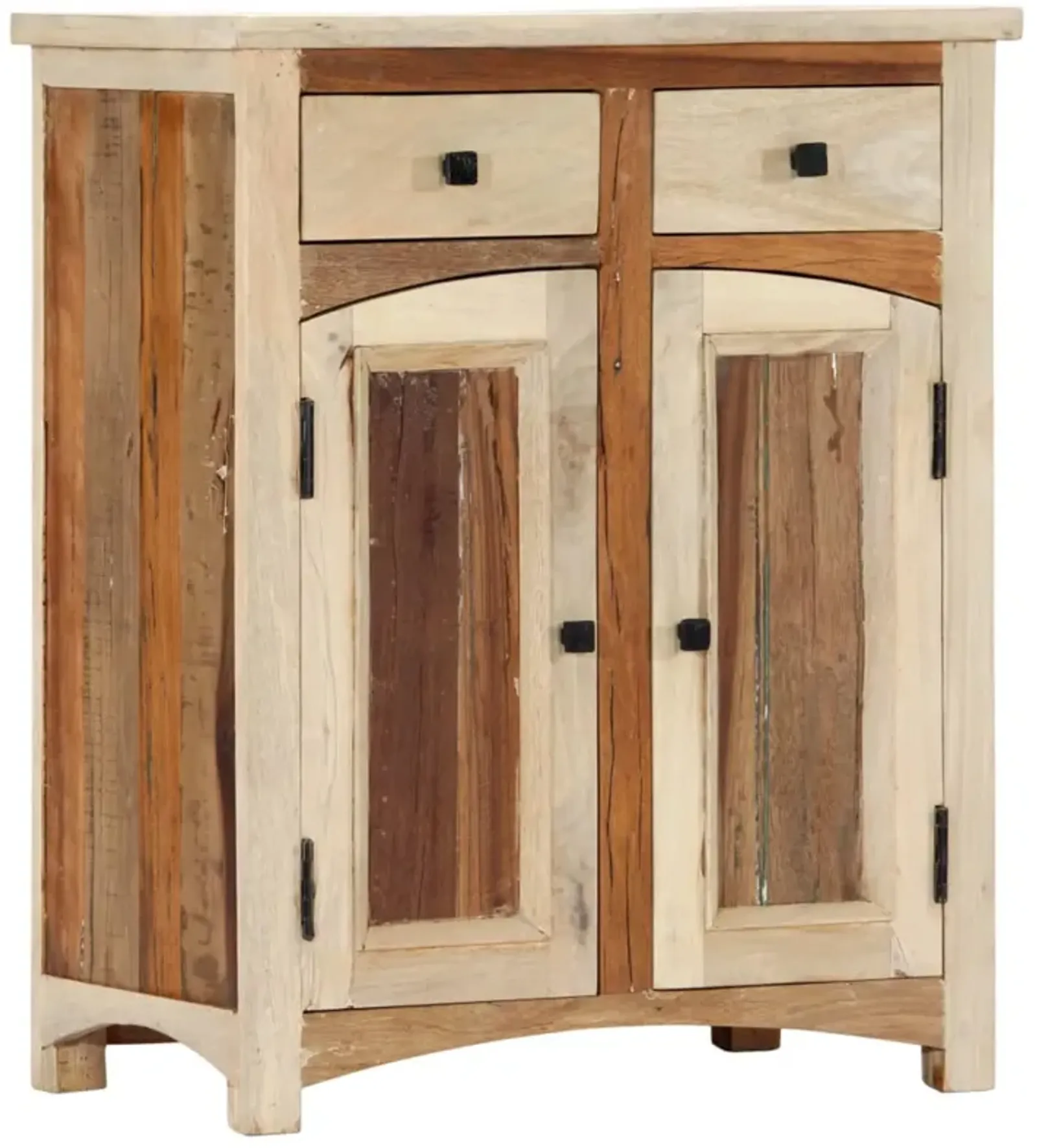 vidaXL Side Cabinet 23.6"x11.8"x29.9" Solid Reclaimed Wood